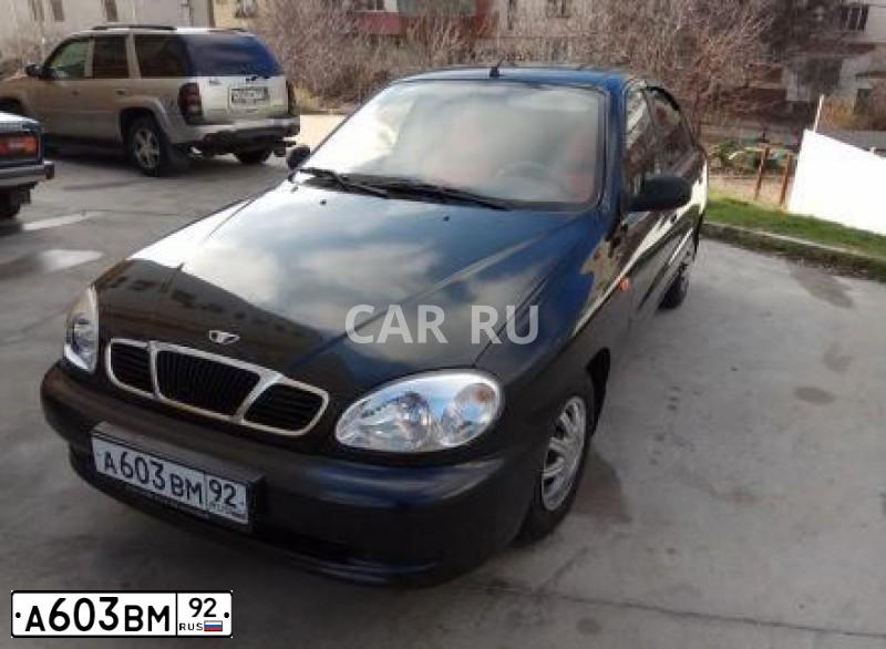 Фото автомобиля ЗАЗ ЛАНОС ТF699Р, 2008 — госномер А603ВМ92. Цвет: ЧЕРНЫЙ