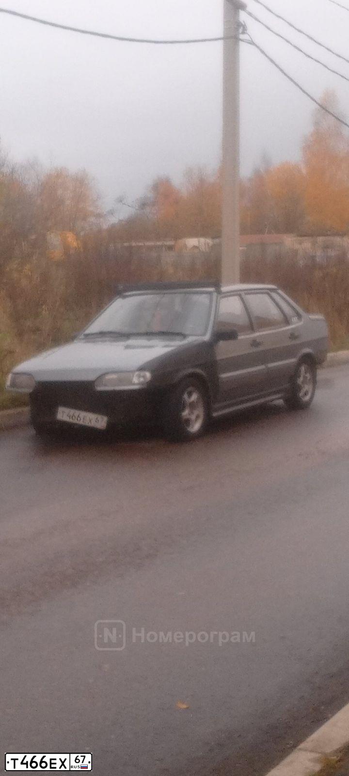 Фото автомобиля LADA 2115 SAMARA, 2007 — госномер Т466ЕХ67. Цвет: СЕРО-ЗЕЛЕНЫЙ