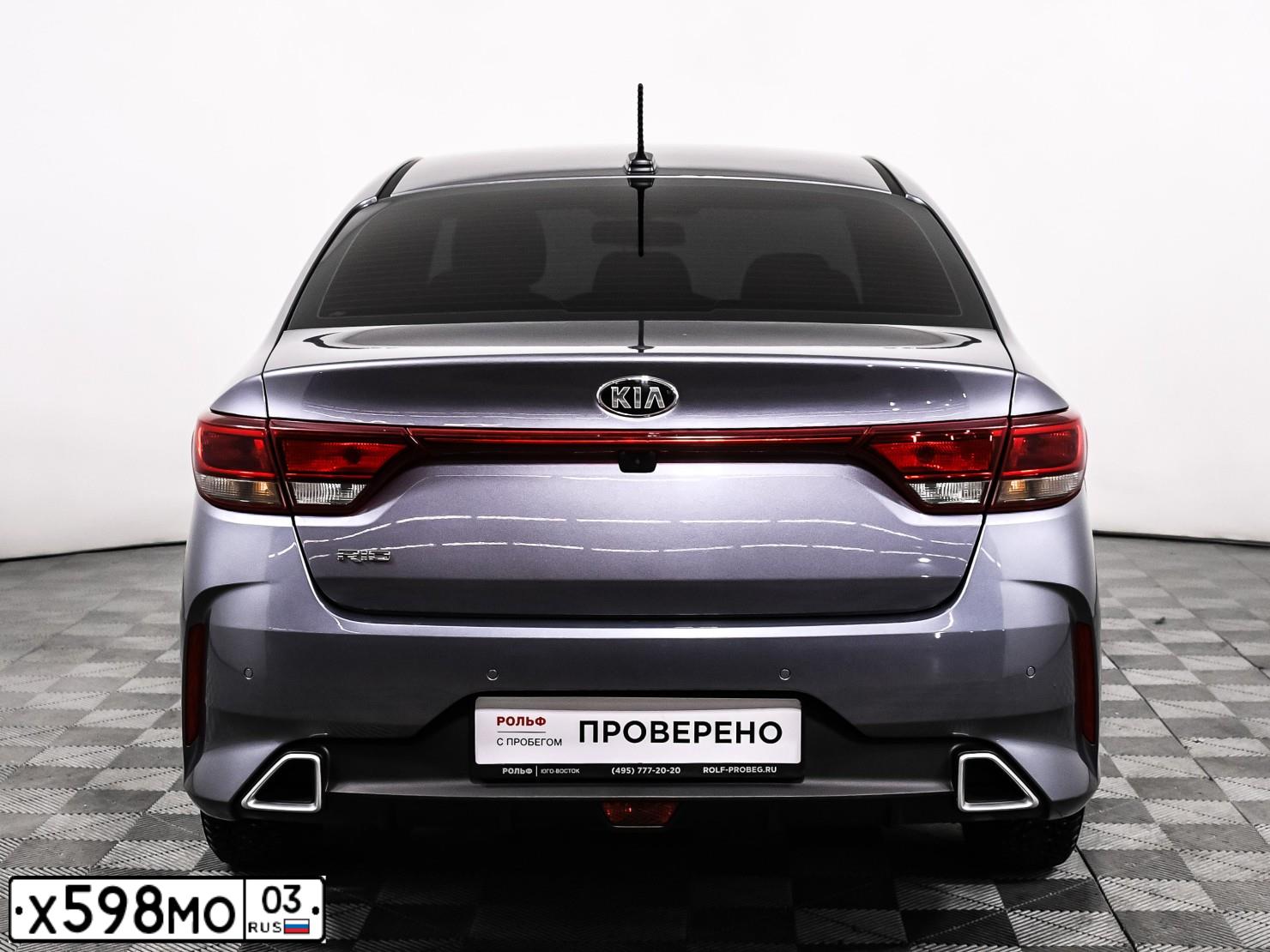 Фото автомобиля KIA RIO, 2020 — госномер У298МА797. Цвет: СЕРЫЙ