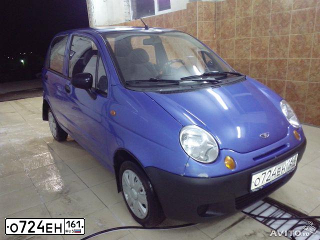 Фото автомобиля DAEWOO MATIZ, 2006 — госномер О724ЕН161. Цвет: СИНИЙ ВАСИЛЕК