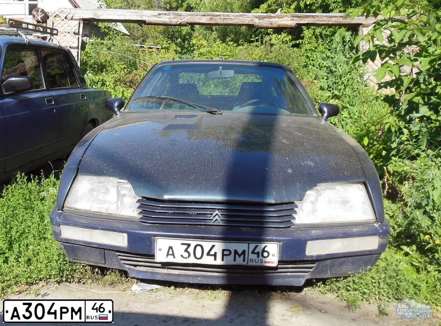 Фото автомобиля CITROEN CX, 1988 — госномер А304РМ46. Цвет: СИНИЙ МЕТАЛИК