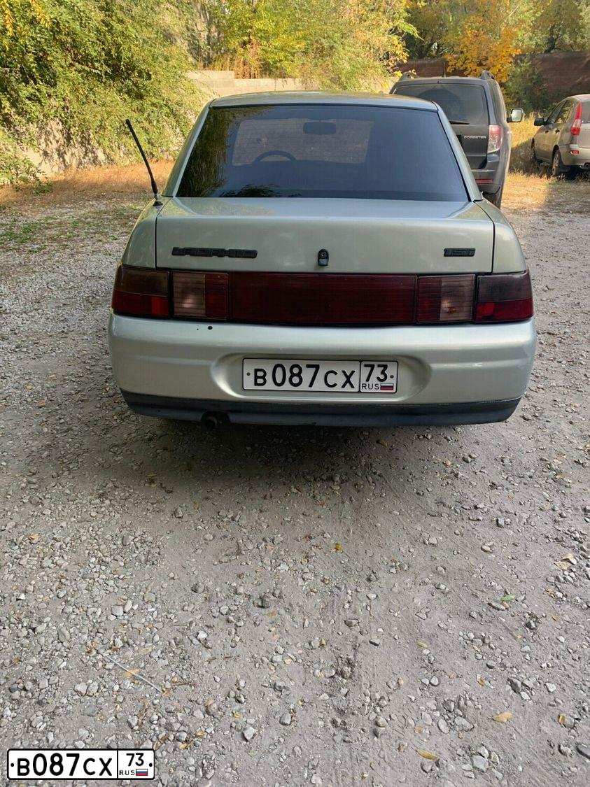 Фото автомобиля LADA 2190 GRANTA, 2012 — госномер А087СХ73. Цвет: СЕРО-БЕЖЕВЫЙ