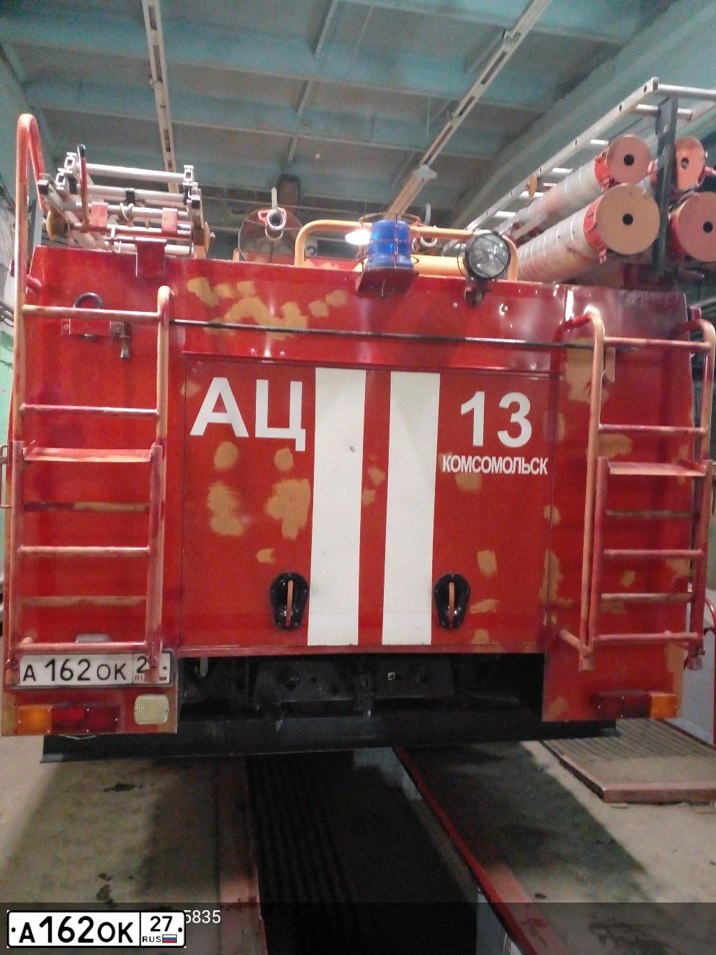 Фото автомобиля URAL L 4320 6X6, 2010 — госномер А162ОК27. Цвет: ГОСТ Р 50574 2002 Схема А6