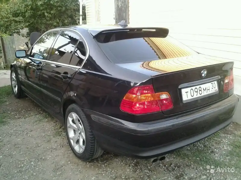 Фото автомобиля БМВ 320IА, 2001 — госномер К591ЕХ180. Цвет: ЧЕРНЫЙ