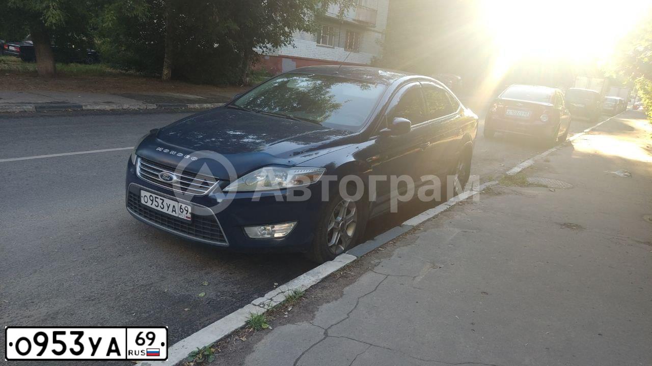 Фото автомобиля FORD MONDEO, 2009 — госномер О609УН69. Цвет: СИНИЙ ТЕМНЫЙ