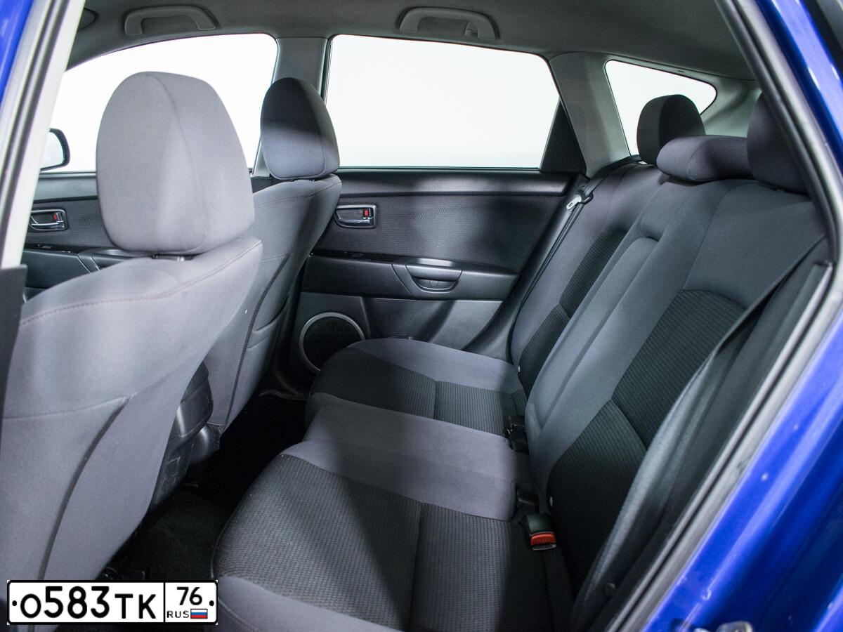 Фото автомобиля MAZDA 3, 2008 — госномер О583ТК76. Цвет: СИНИЙ