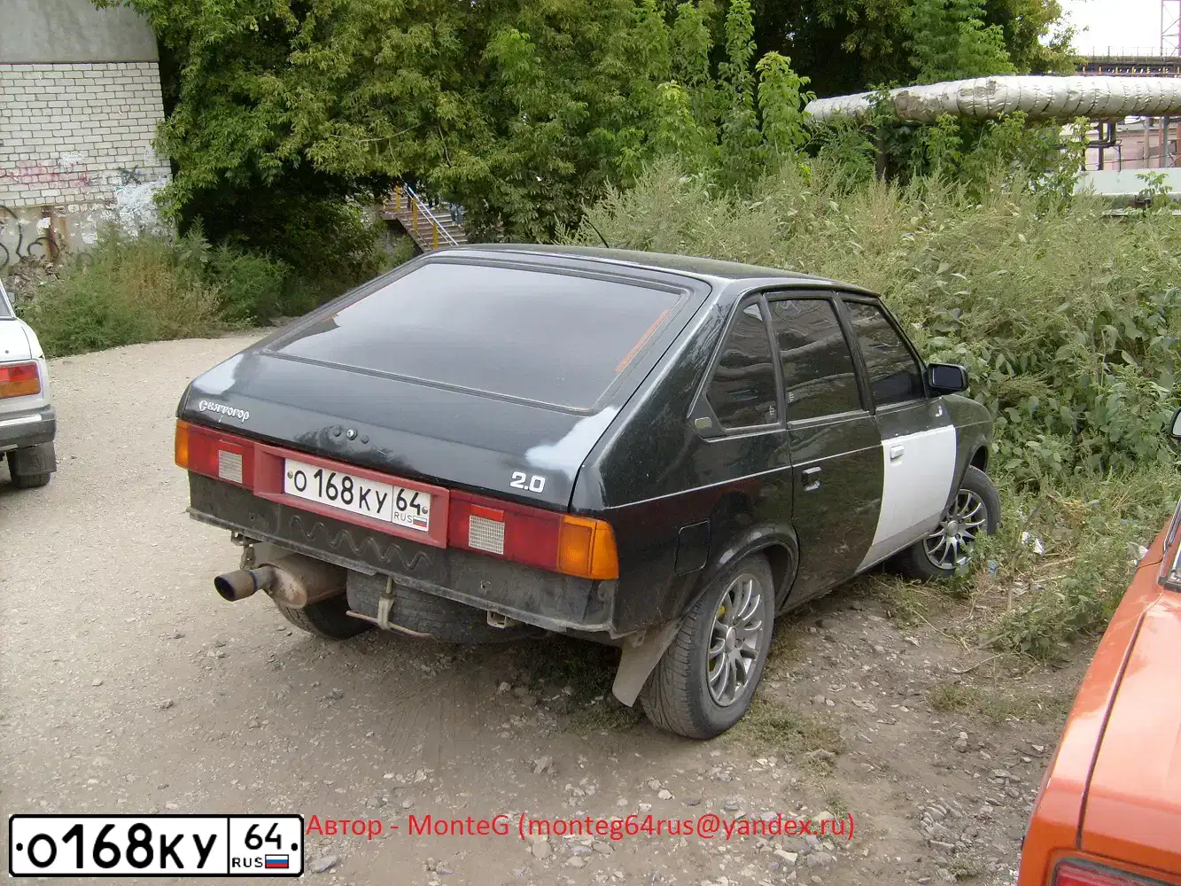 Фото автомобиля AZLK MOSKWITSCH 2141, 1999 — госномер К767НЕ64. Цвет: ЧЕРНЫЙ