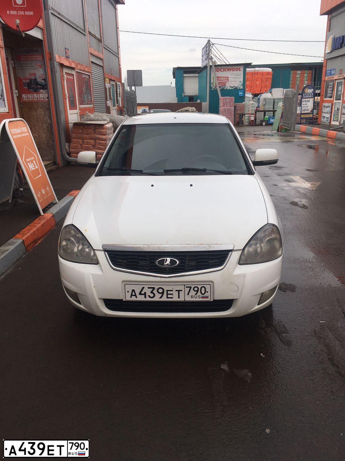Фото автомобиля LADA 2172 PRIORA, 2011 — госномер Р764ХА12. Цвет: Белый
