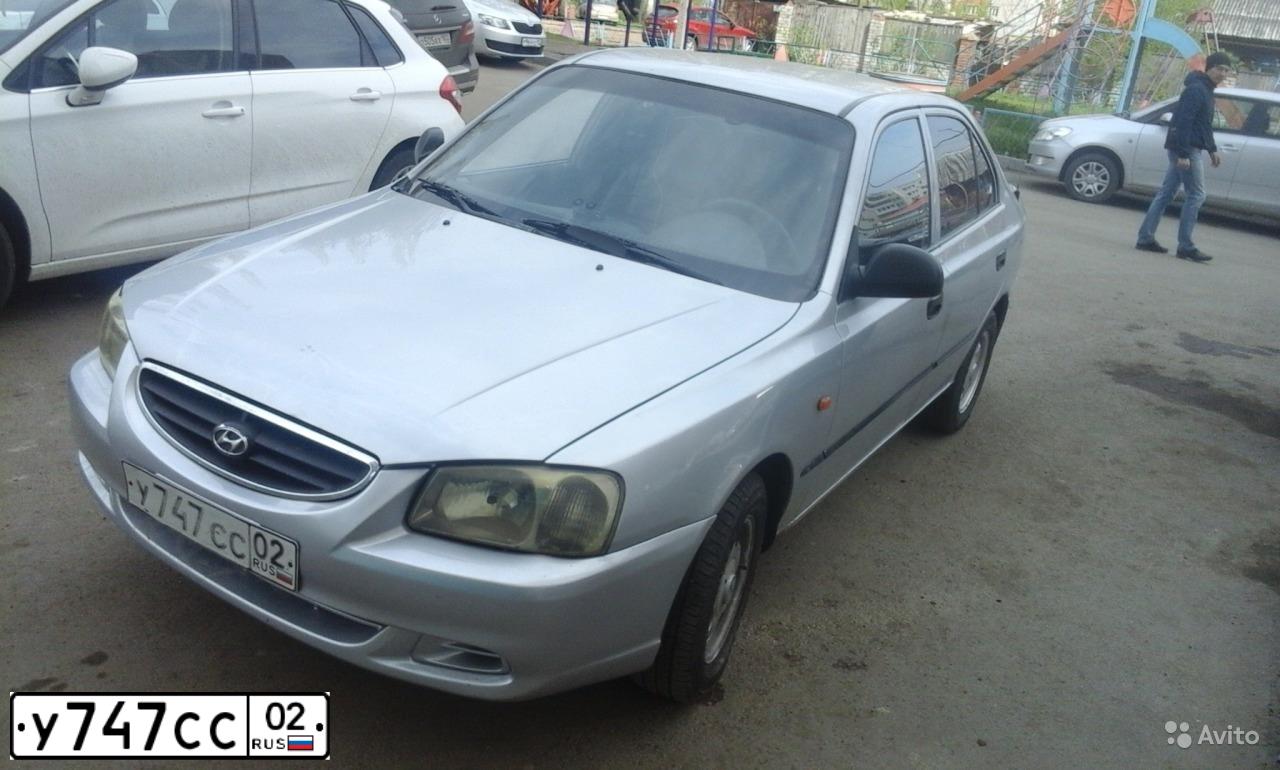 Фото автомобиля TAGAZ ACCENT, 2005 — госномер У747СС02. Цвет: СЕРЕБРИСТЫЙ