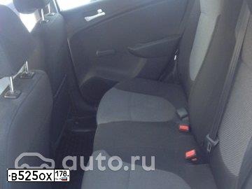 Фото автомобиля HYUNDAI SOLARIS, 2013 — госномер К447АМ790. Цвет: Белый