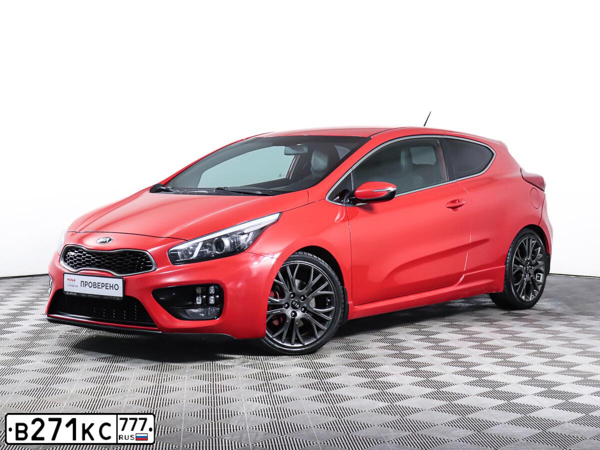 Фото автомобиля KIA CEE'D, 2014 — госномер А937ВМ977. Цвет: Красный