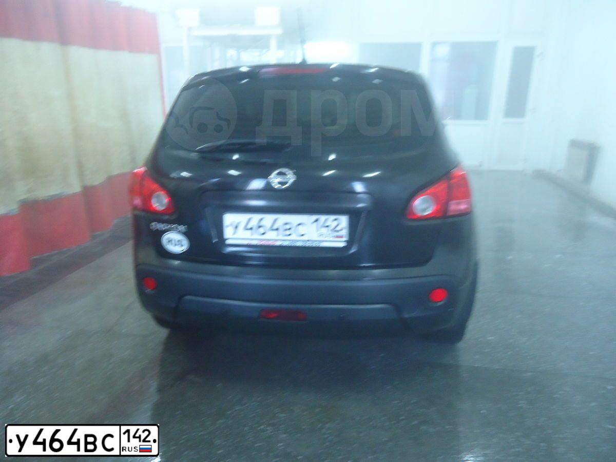 Фото автомобиля NISSAN QASHQAI, 2008 — госномер К297КМ138. Цвет: ЧЕРНЫЙ