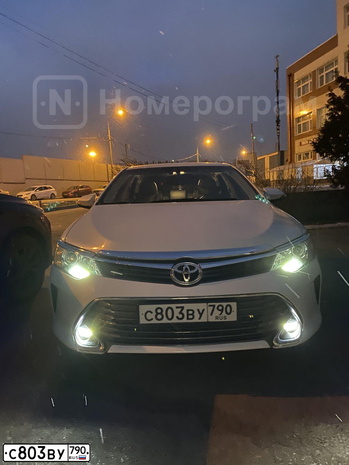 Фото автомобиля TOYOTA CAMRY, 2016 — госномер М133РА797