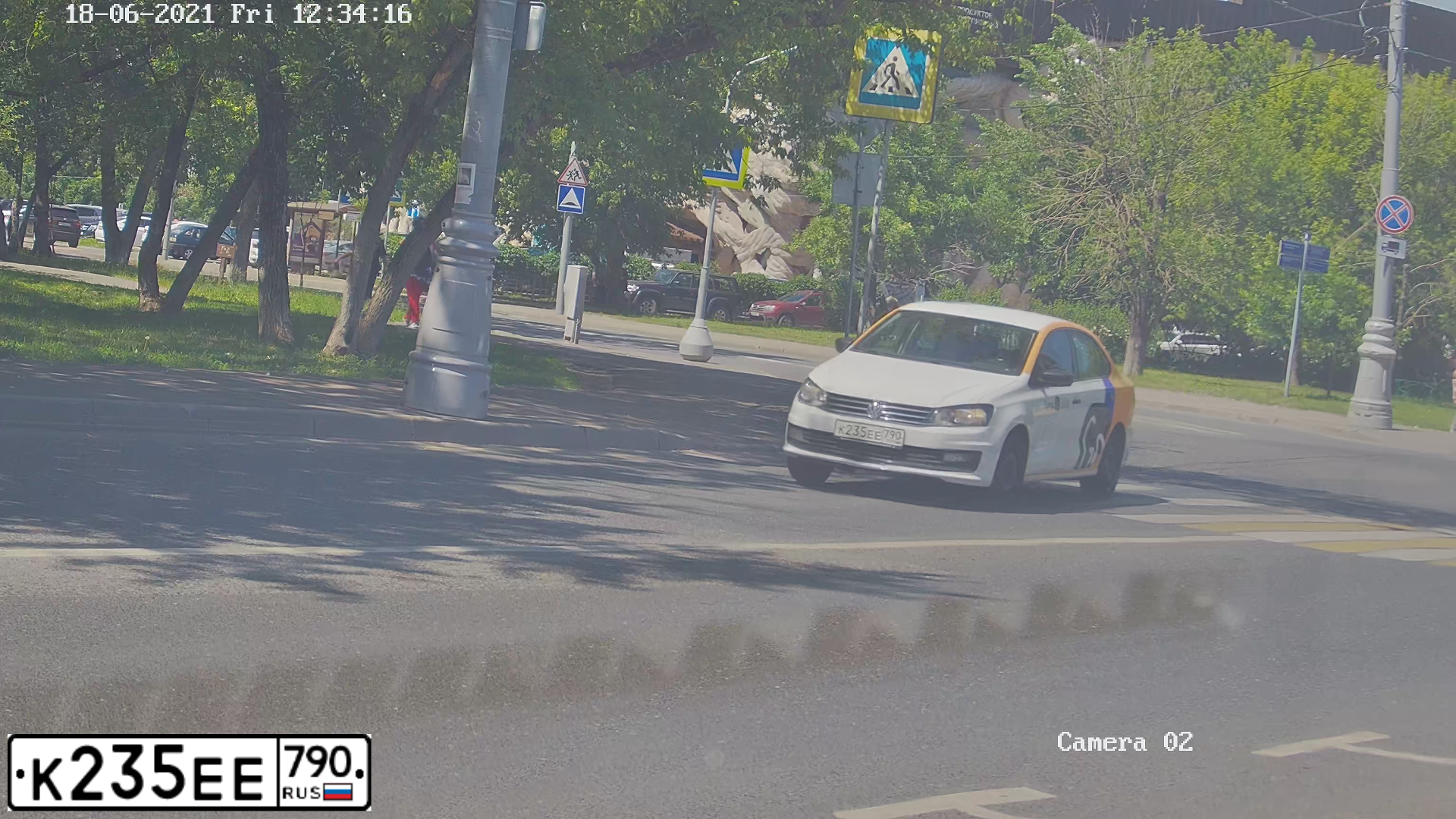 Фото автомобиля VOLKSWAGEN POLO, 2018 — госномер О539МТ799. Цвет: Белый