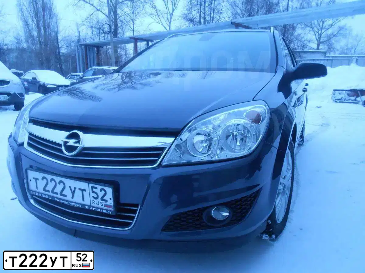Фото автомобиля OPEL ASTRA, 2007 — госномер С120ЕУ152. Цвет: ТЕМНО-СЕРЫЙ