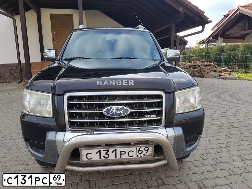 Фото автомобиля FORD RANGER, 2007 — госномер А222УЕ92. Цвет: ЧЕРНЫЙ