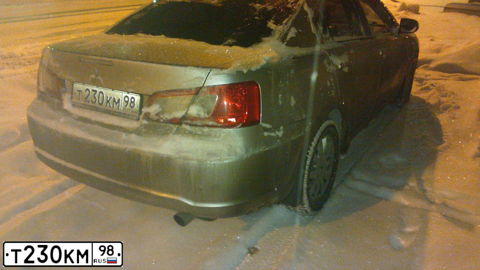 Фото автомобиля MITSUBISHI GALANT, 2008 — госномер Е147ВХ761. Цвет: СЕРЕБРИСТЫЙ