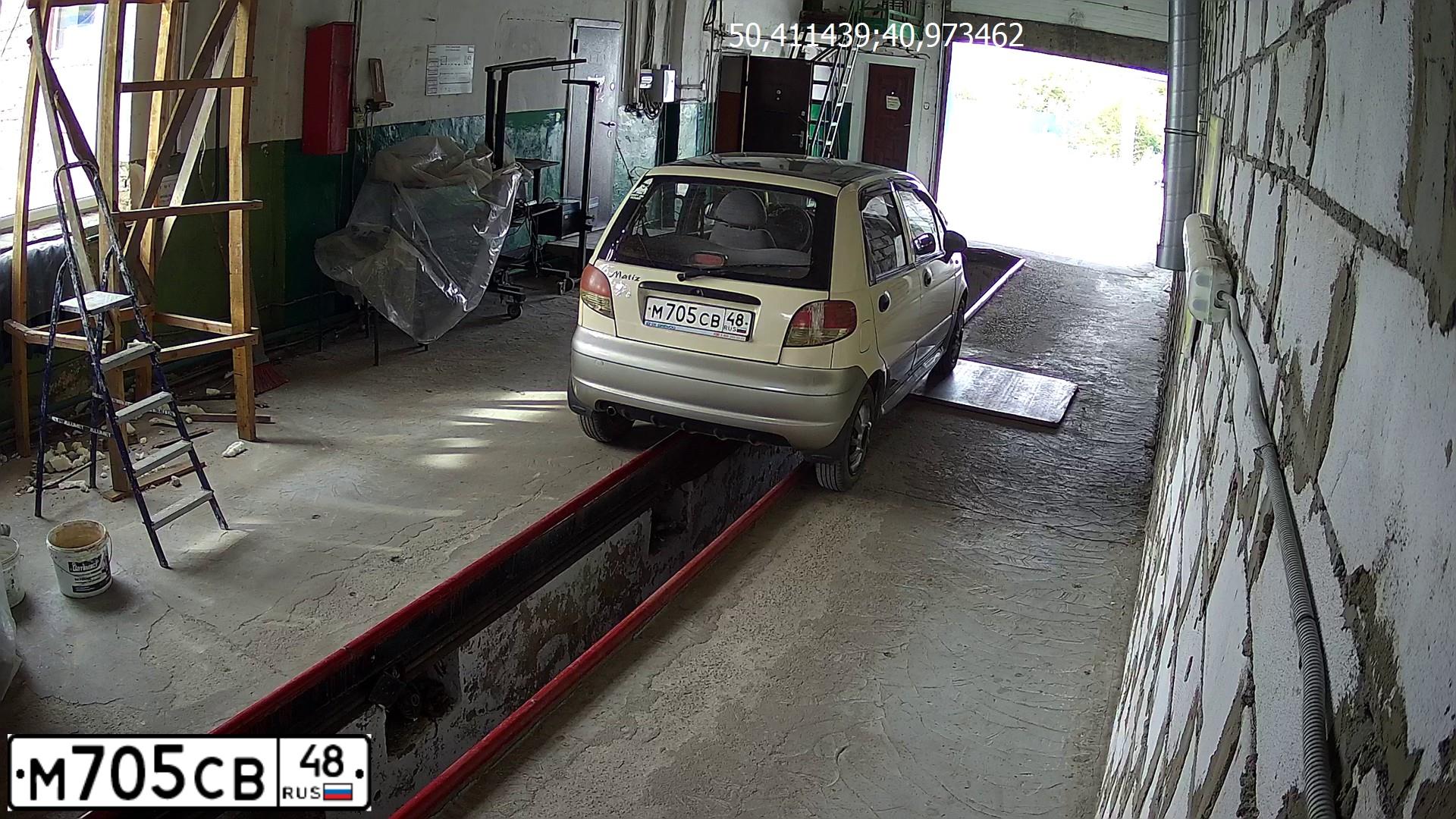 Фото автомобиля DAEWOO O MATIZ, 2013 — госномер Н544МР136. Цвет: МОЛОЧНЫЙ
