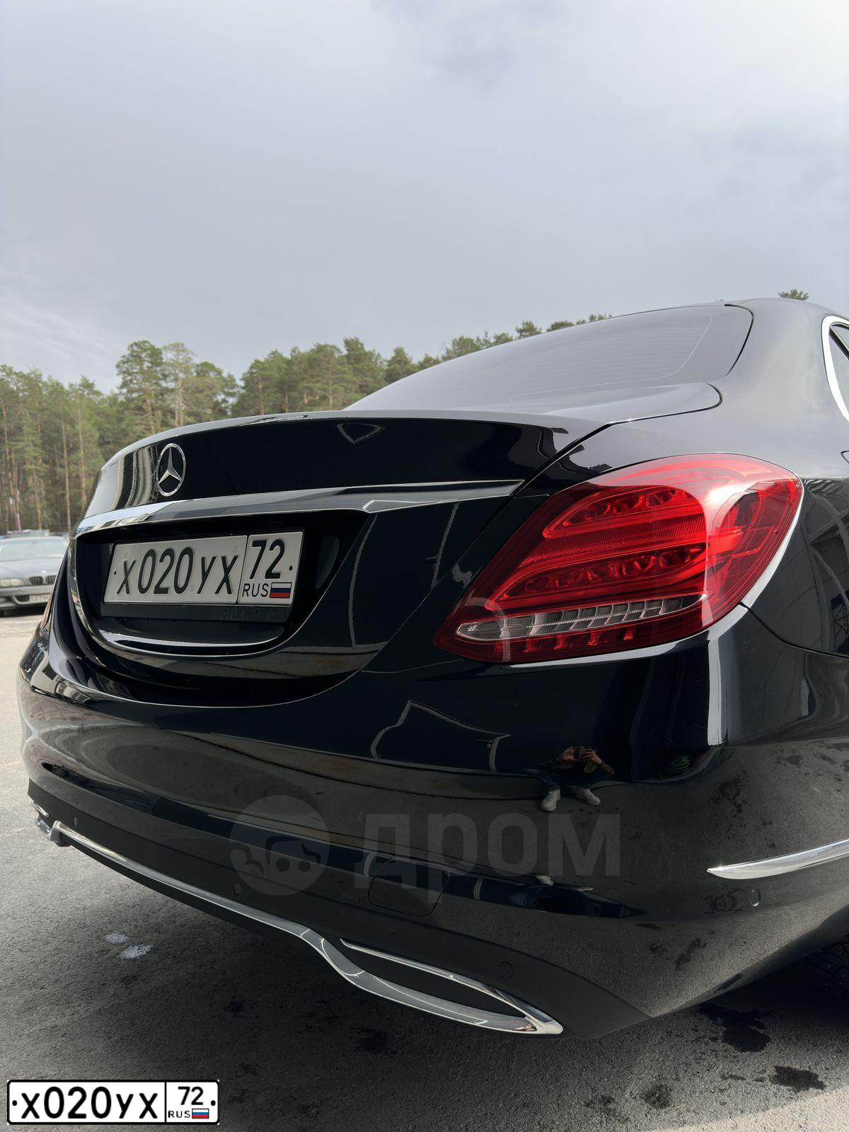 Фото автомобиля MERCEDES C-KLASSE, 2014 — госномер Е007ММ72. Цвет: ЧЕРНЫЙ
