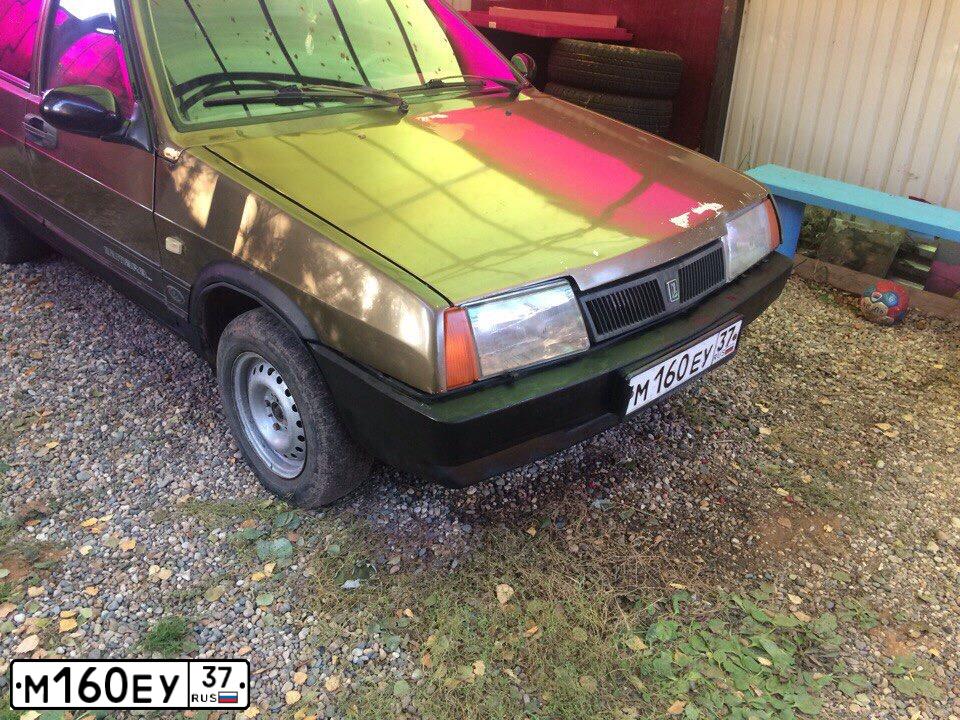 Фото автомобиля LADA 2109 SAMARA, 1999 — госномер М160ЕУ37. Цвет: КОРИЧНЕВЫЙ