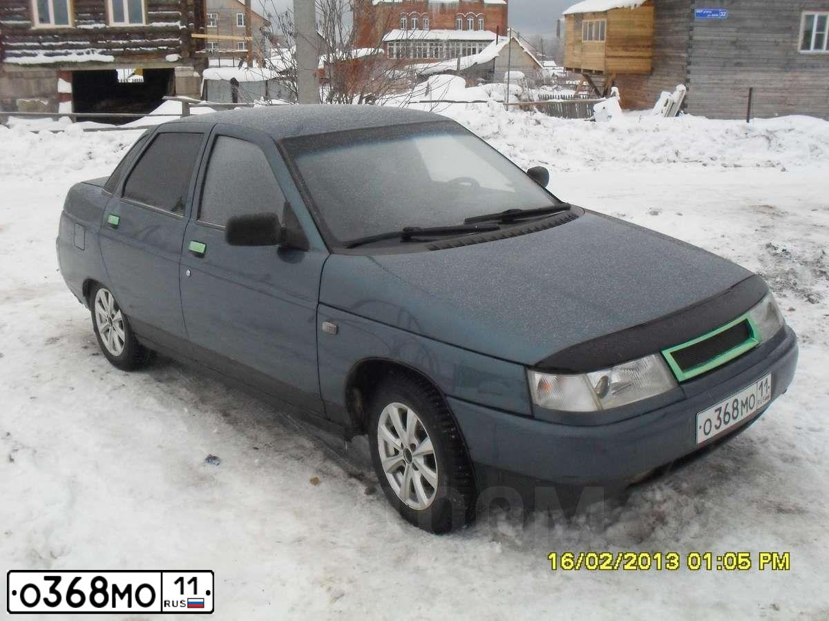 Фото автомобиля LADA 2110, 2001 — госномер Р229ХА11. Цвет: Серо-Синий