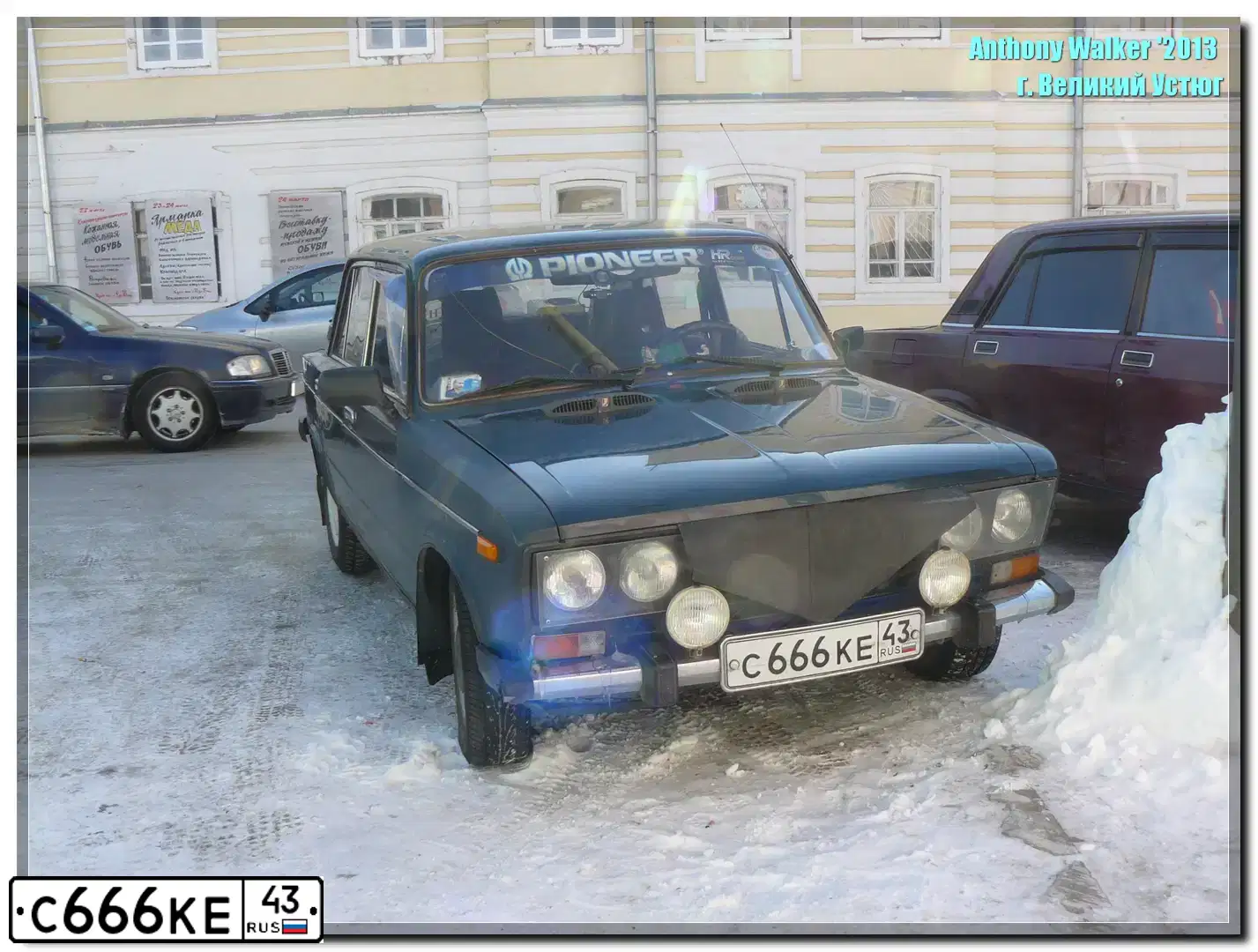 Фото автомобиля ВАЗ 21061, 1997 — госномер С666КЕ43. Цвет: ЗЕЛЕНЫЙ