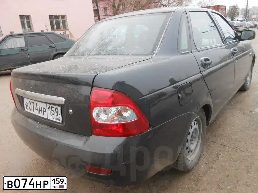 Фото автомобиля LADA PRIORA, 2007 — госномер С896РО43. Цвет: ГРАФИТОВЫЙ МЕТАЛЛИК