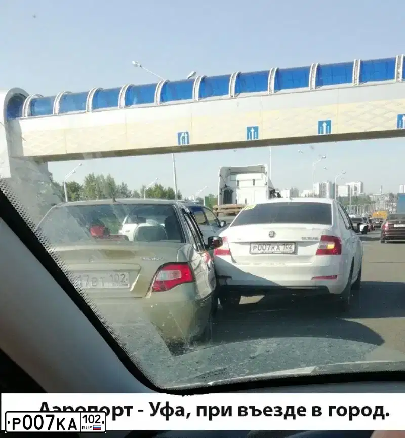 Фото автомобиля SKODA OCTAVIA, 2014 — госномер Р007КА102. Цвет: БЕЛЫЙ