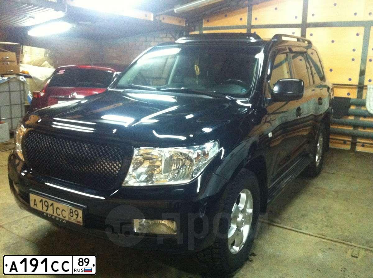 Фото автомобиля TOYOTA LANDCRUISER 200, 2010 — госномер А191СС89. Цвет: ЧЕРНЫЙ