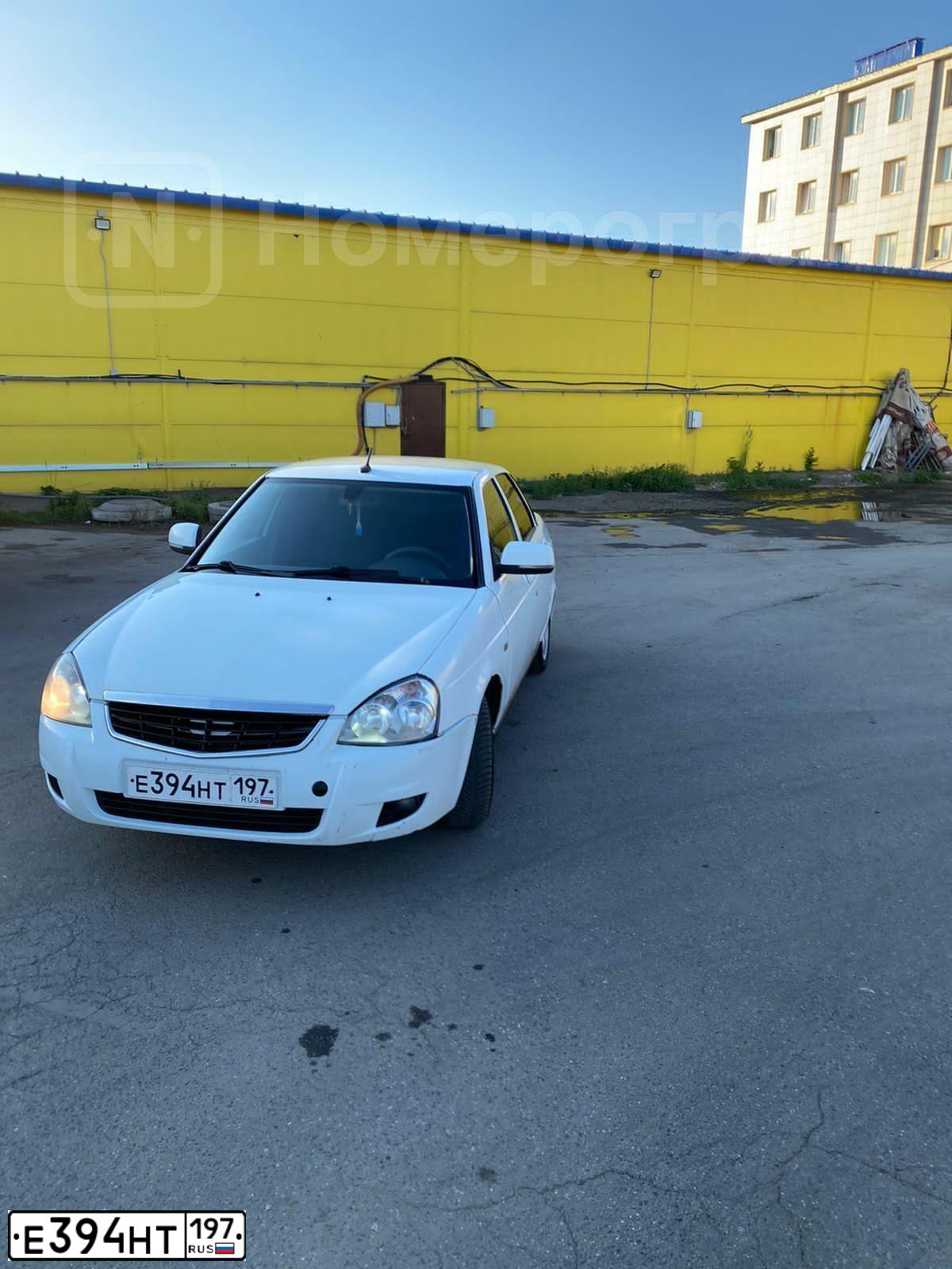Фото автомобиля LADA 2170 PRIORA, 2013 — госномер Т204ВТ58. Цвет: Белый