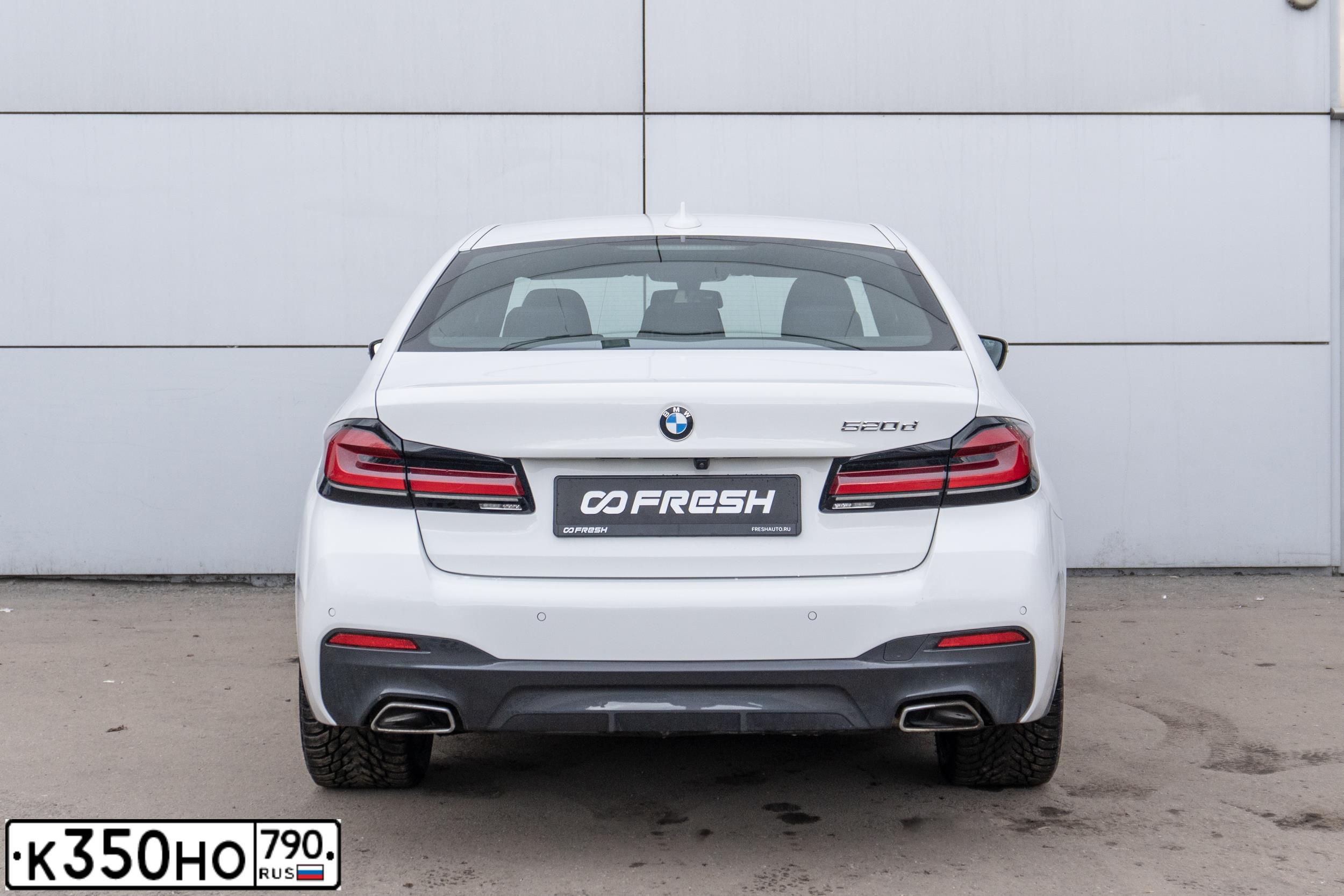 Фото автомобиля BMW 520D, 2021 — госномер В627КТ774