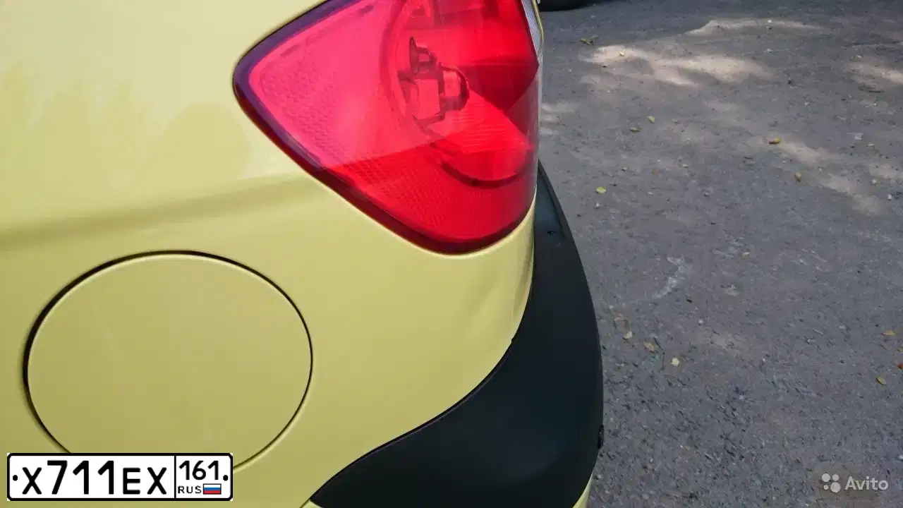 Фото автомобиля HYUNDAI GETZ, 2008 — госномер Х711ЕХ161. Цвет: ЖЕЛТ. БЕЛ.