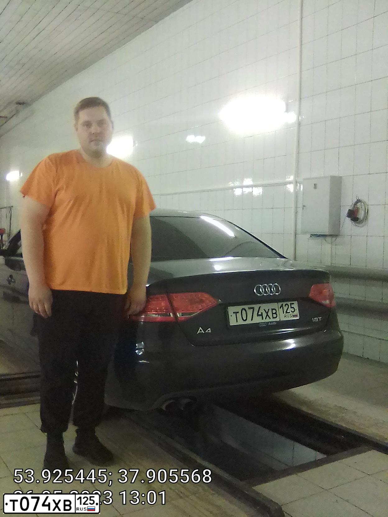 Фото автомобиля AUDI A4, 2009 — госномер О986ЕХ71. Цвет: ЧЕРНЫЙ