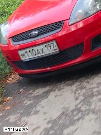 Фото автомобиля FORD FIESTA / ASPIRE, 2006 — госномер М110АХ197. Цвет: КРАСНЫЙ