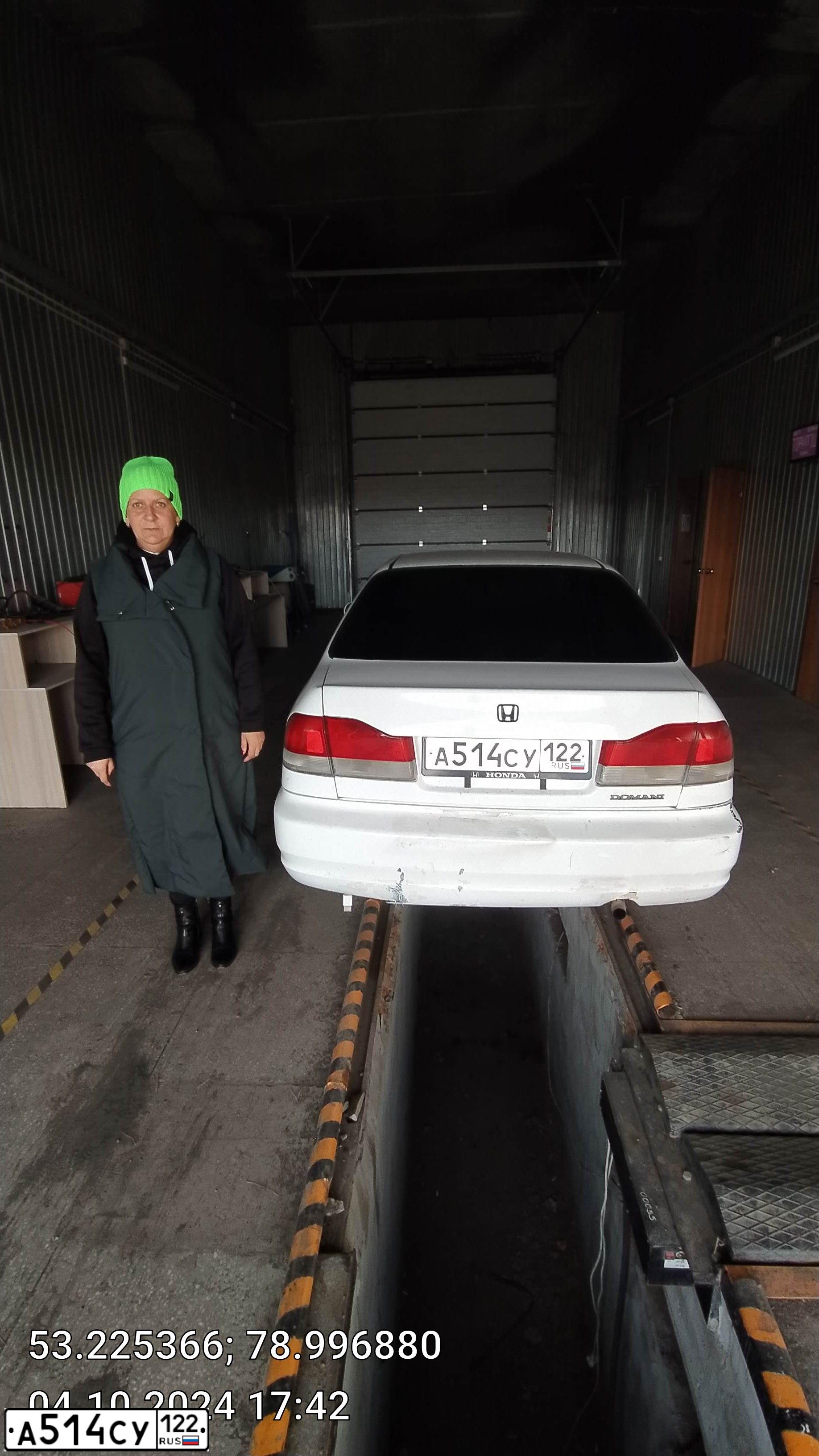 Фото автомобиля HONDA DOMANI, 1999 — госномер Е115СК89