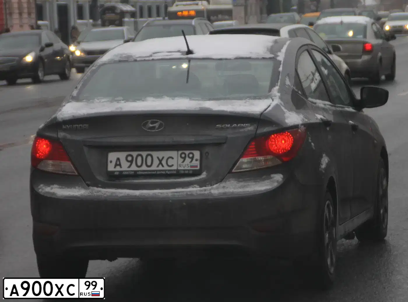 Фото автомобиля HYUNDAI ACCENT, 2007 — госномер Т704ЕЕ05