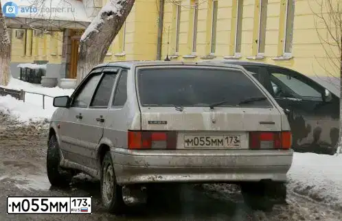 Фото автомобиля LADA 2114 SAMARA, 2009 — госномер М055ММ173. Цвет: СВЕТЛО-СЕРЕБРИСТЫЙ  МЕТАЛЛИК