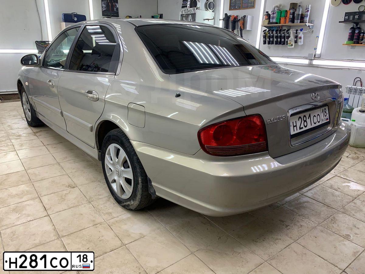 Фото автомобиля HYUNDAI SONATA, 2007 — госномер К546НТ193. Цвет: СВЕТЛО-БЕЖЕВЫЙ
