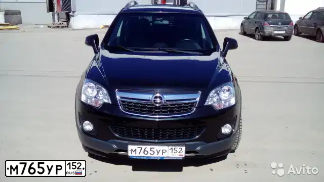 Фото автомобиля OPEL ANTARA, 2013 — госномер М765УР152. Цвет: ЧЕРНЫЙ