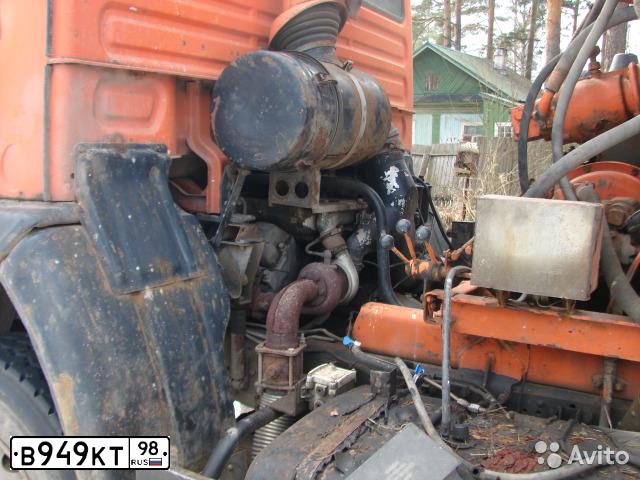 Фото автомобиля KAMAZ 53229 /6X4/, 2006 — госномер Е257ХР702. Цвет: Оранжевый