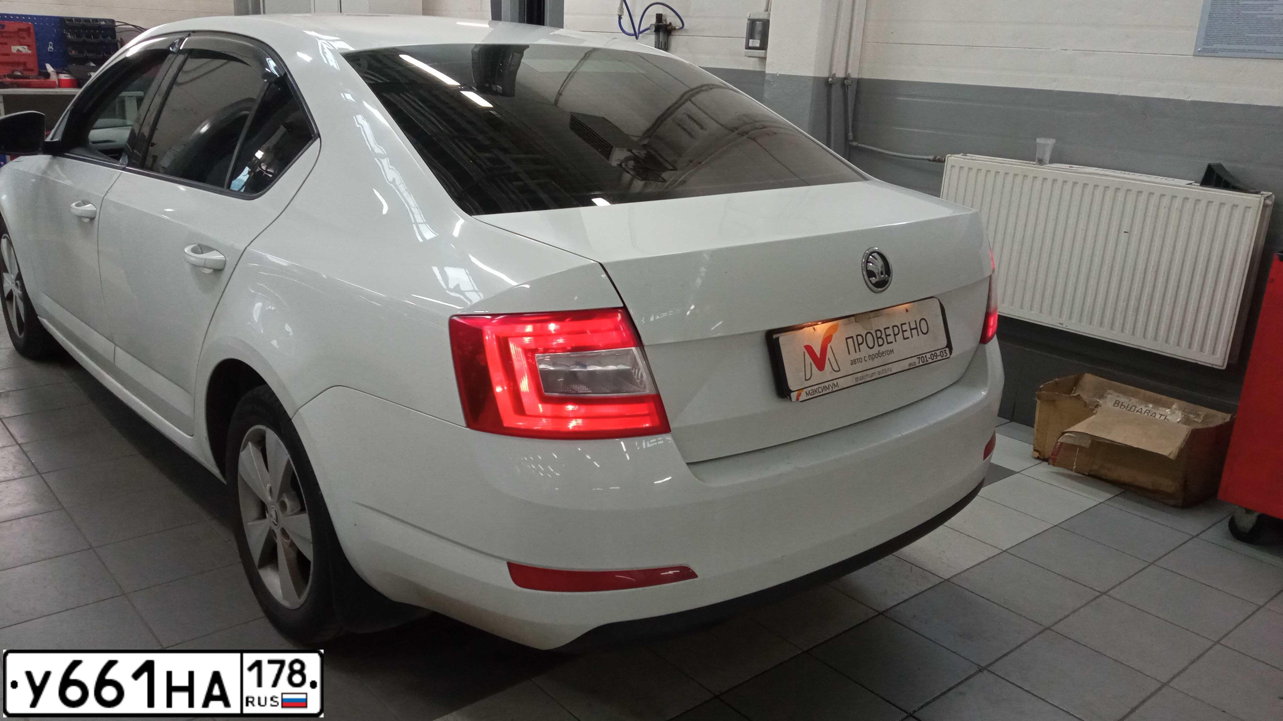 Фото автомобиля SKODA OCTAVIA, 2016 — госномер Р667КВ82