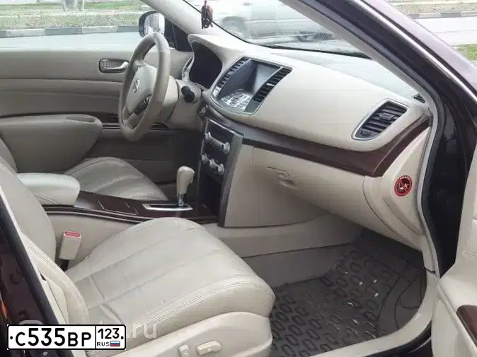 Фото автомобиля NISSAN TEANA, 2011 — госномер Н482ВХ193. Цвет: ТЕМНО-БОРДОВЫЙ