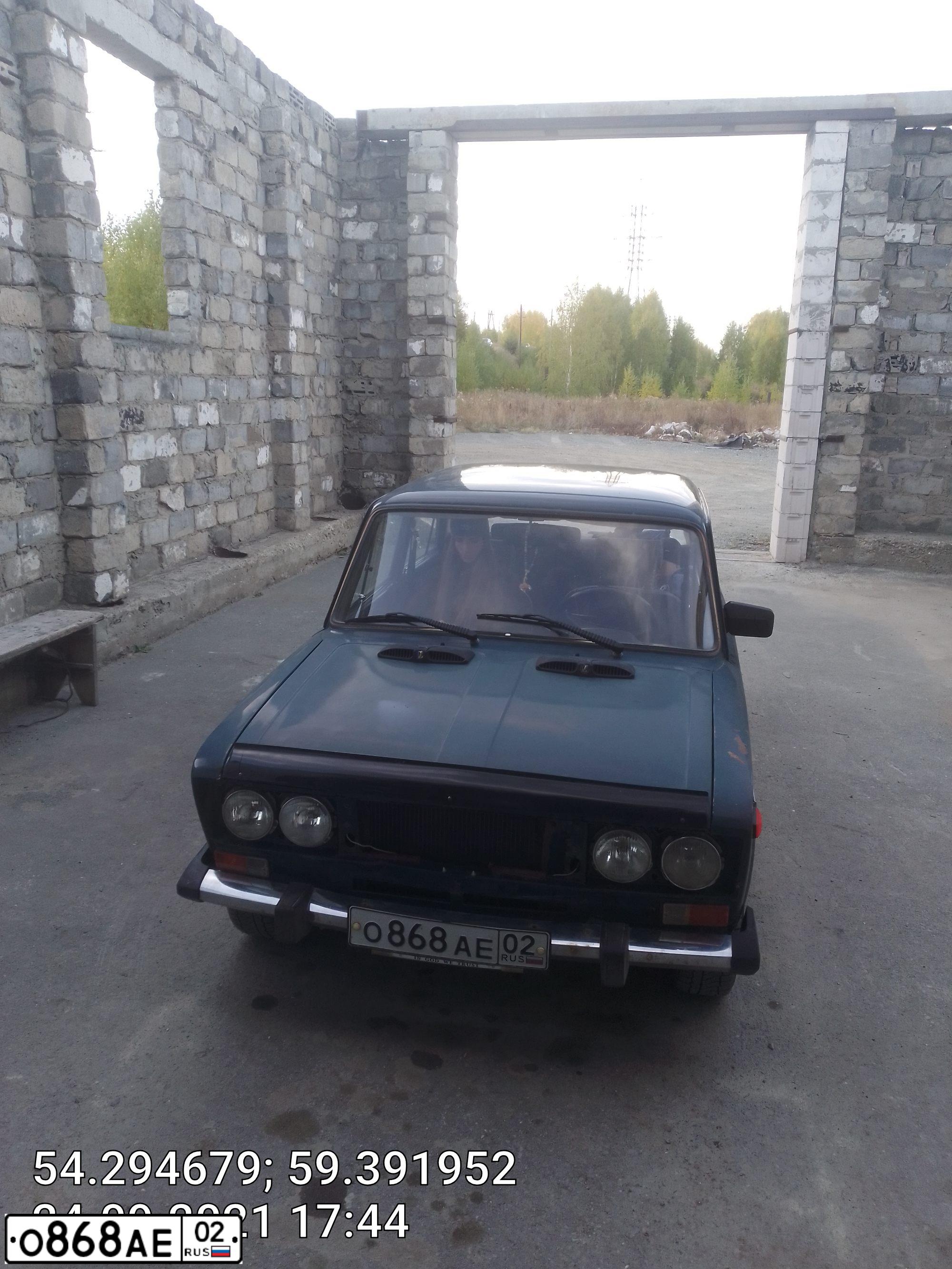 Фото автомобиля LADA 2106 LADA, 2001 — госномер С982МО74. Цвет: сине-зеленый