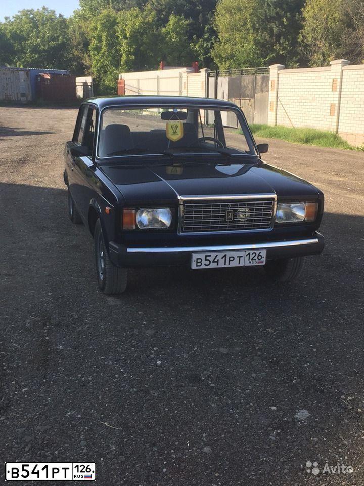 Фото автомобиля LADA 2107, 2011 — госномер В541РТ126. Цвет: синий