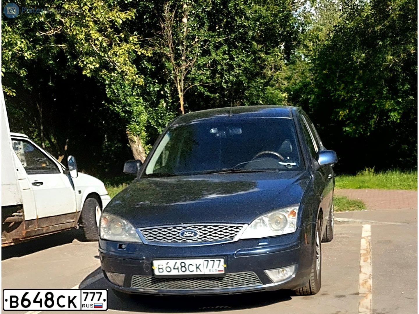 Фото автомобиля FORD MONDEO, 2006 — госномер В648СК777. Цвет: СИНИЙ ТЕМНЫЙ