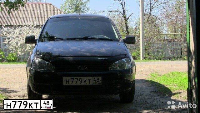 Фото автомобиля LADA 1119 KALINA, 2011 — госномер М488МО67. Цвет: Сине-Черный