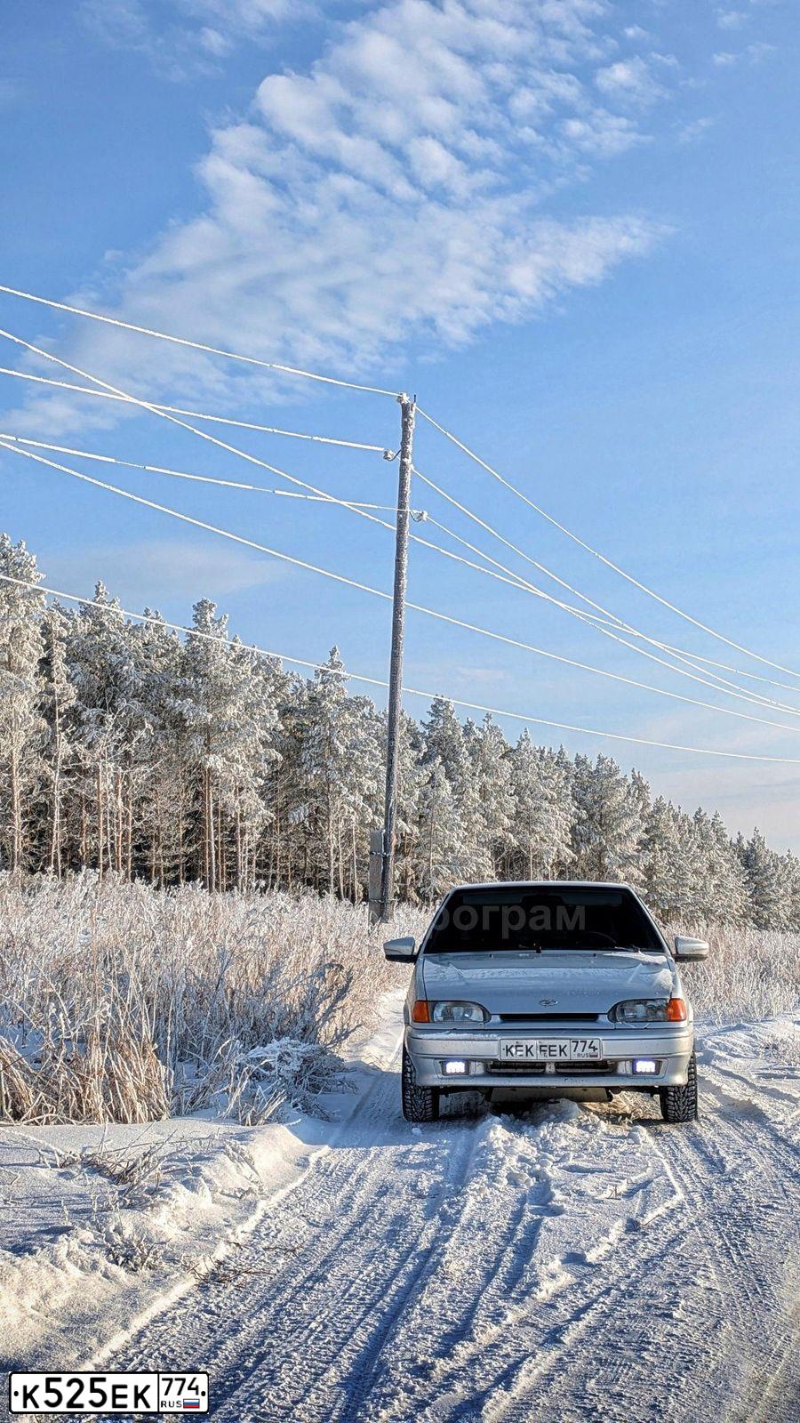Фото автомобиля LADA KALINA, 2007 — госномер С536ХА774. Цвет: СИНЕ-ФИОЛЕТОВЫЙ