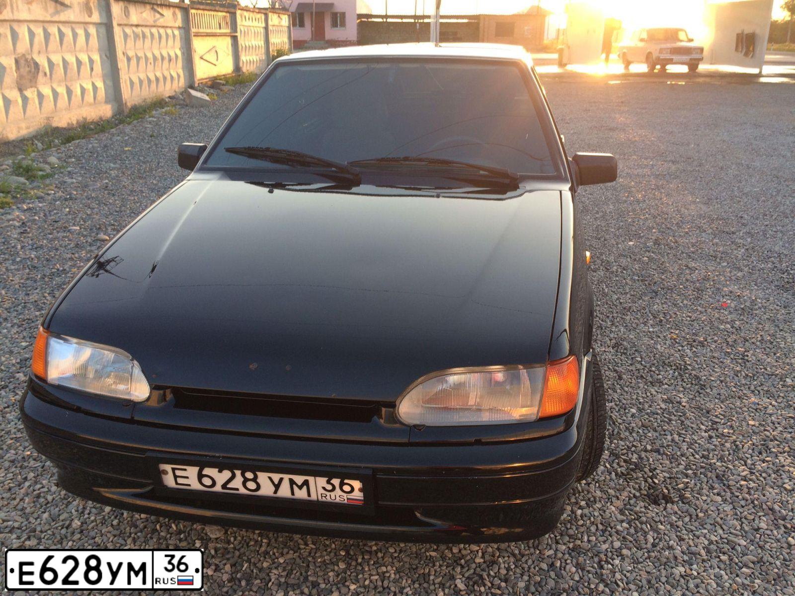 Фото автомобиля LADA 2114 SAMARA, 2012 — госномер М571КТ07. Цвет: Сине-Черный