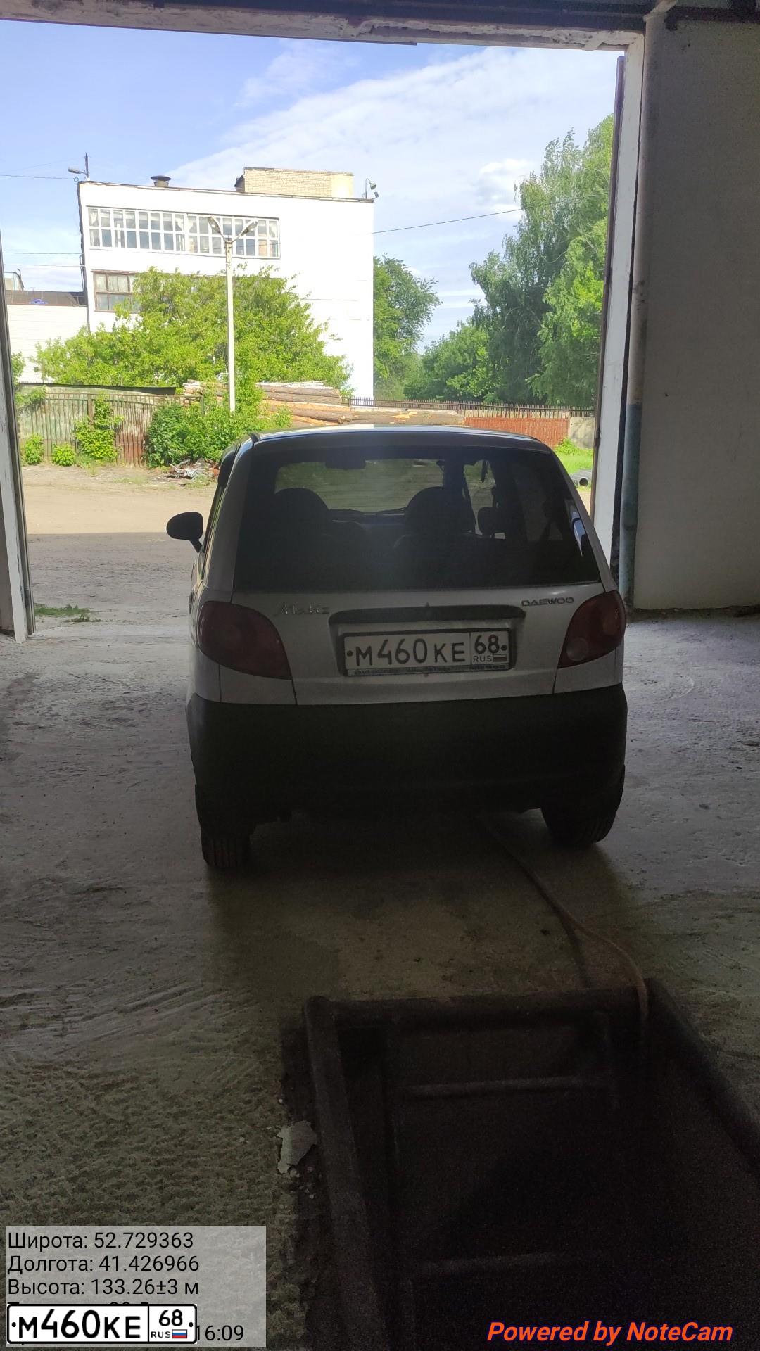 Фото автомобиля DAEWOO MATIZ, 2010 — госномер Р509НС68