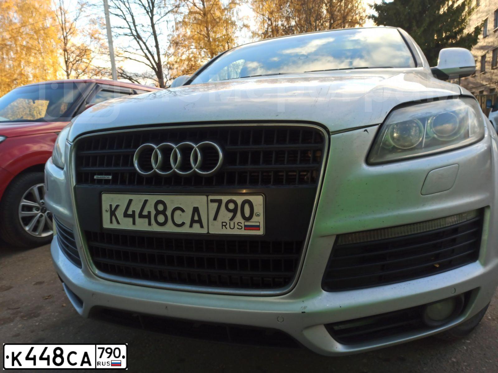 Фото автомобиля AUDI Q7, 2008 — госномер С888РН199. Цвет: СЕРЫЙ